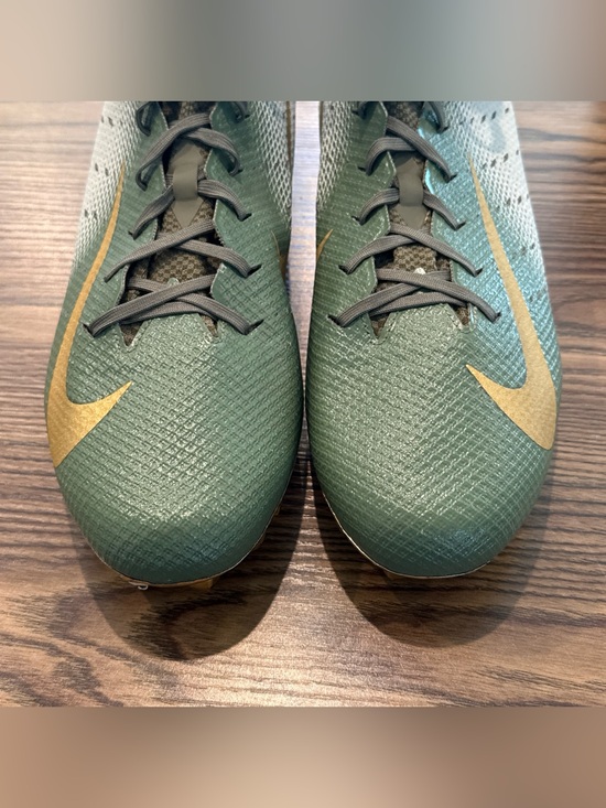 Size 15 Nike Vapor Untouchable Pro 3 Football Cleats Green/Gold 917165-007